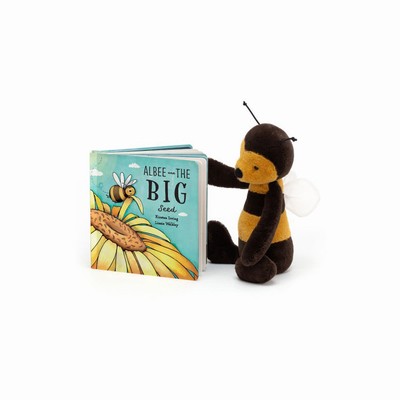 Jellycat Albee And The Big Seed and Bashful Bee Medium USA | 56389FCAN